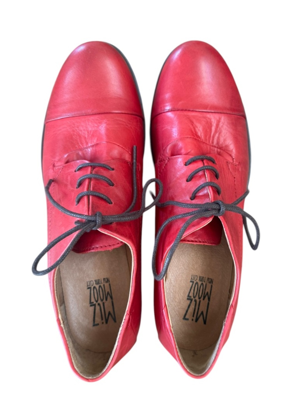 Miz Mooz Red Letty Oxford Flats –  Sz 8.5M - Picture 7 of 10